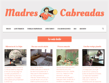 Tablet Screenshot of madrescabreadas.com